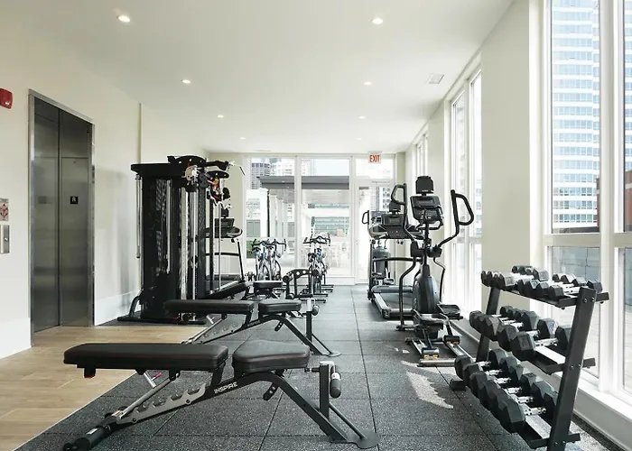 Blueground Greektown Bbq Gym Nr Willis Tower Chi-1254 Апартаменты